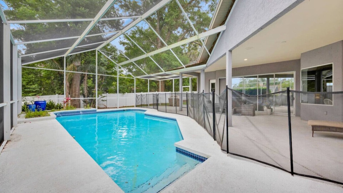 Forest City House | Poolside Paradise | 30 Min From Disney | Pool | Patio