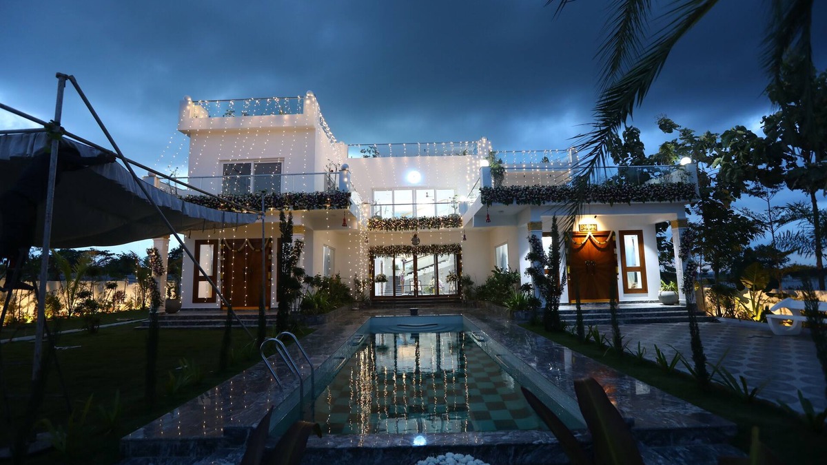 Chevella Other | Poorna: New Luxury 5 BHK Farmhouse w/Pool, Jacuzzi & Views