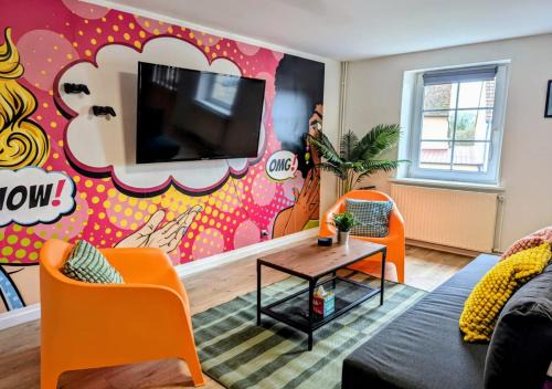 Herbitzheim Apartment | Pop Art, duplex insolite par Appart Expérience