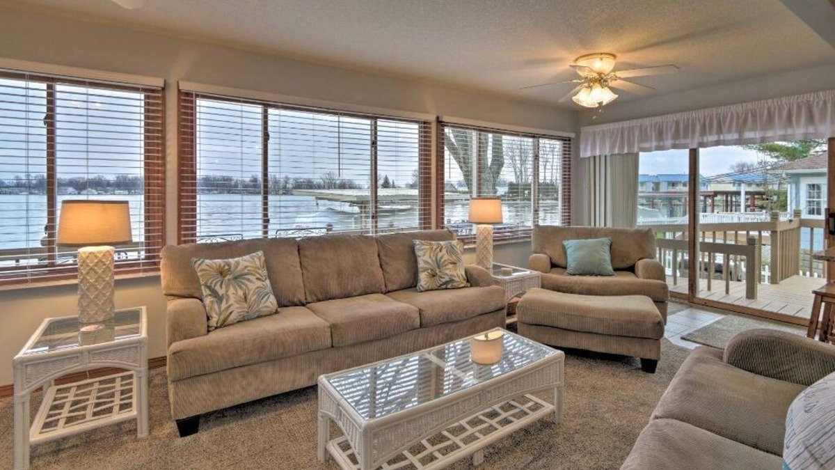 Russells Point House | Popular Lakefront Home With Beautiful Views.