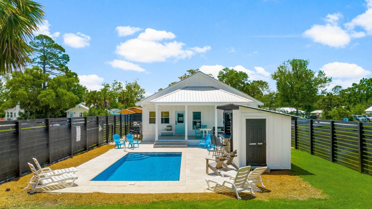 Port St. Joe House | Port St Joe Beach House - Pet Friendly, Private Pool, Beach Family Fun, Sleeps 8
