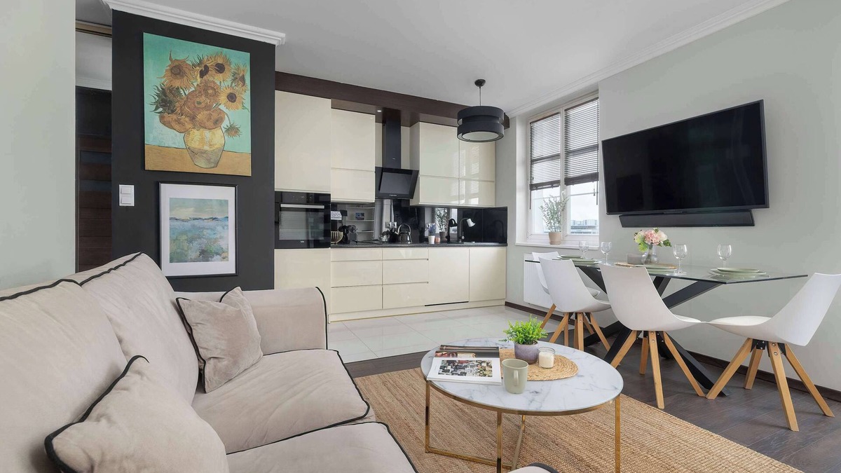 Pradnik Bialy Apartment | Prądnicka 48 | Kraków | Modern Apartment with Balcony