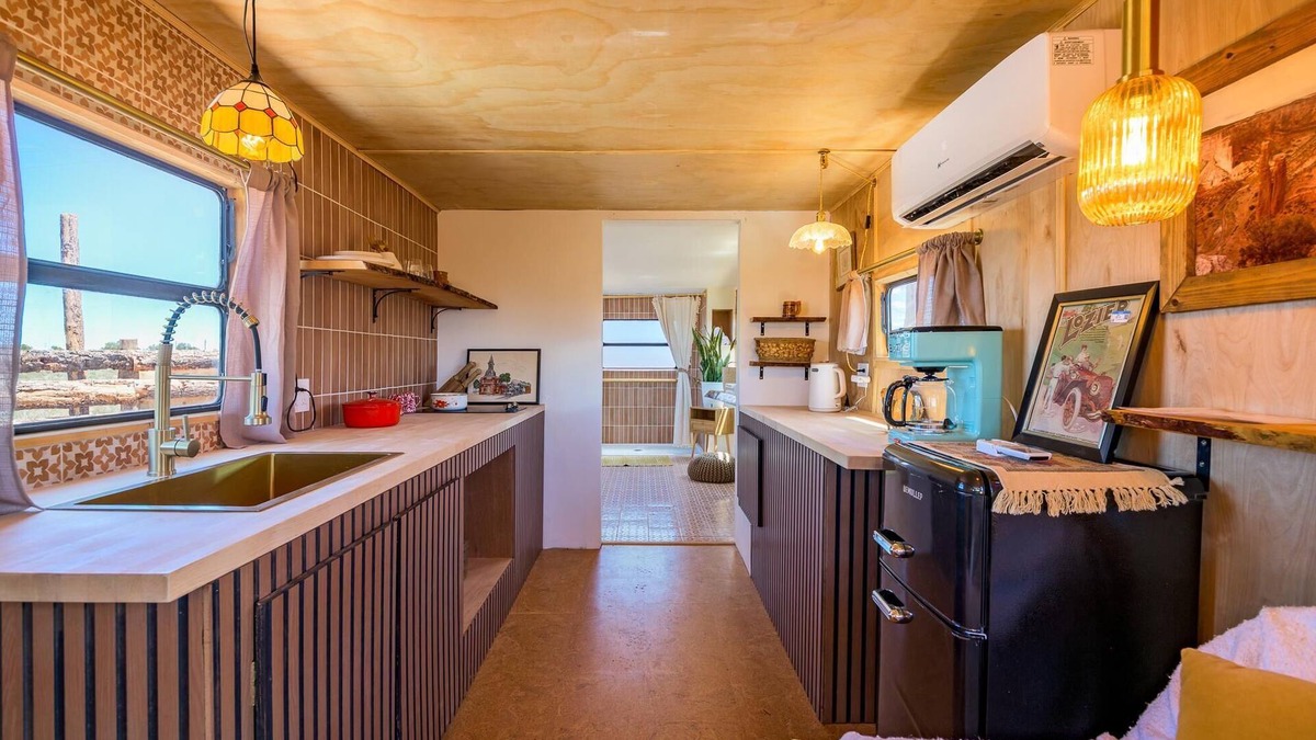 Valle House | Premium Accessible Airstream with Private Hot Tub (Unit I) - 3 Person Airstream - ADA Accessible