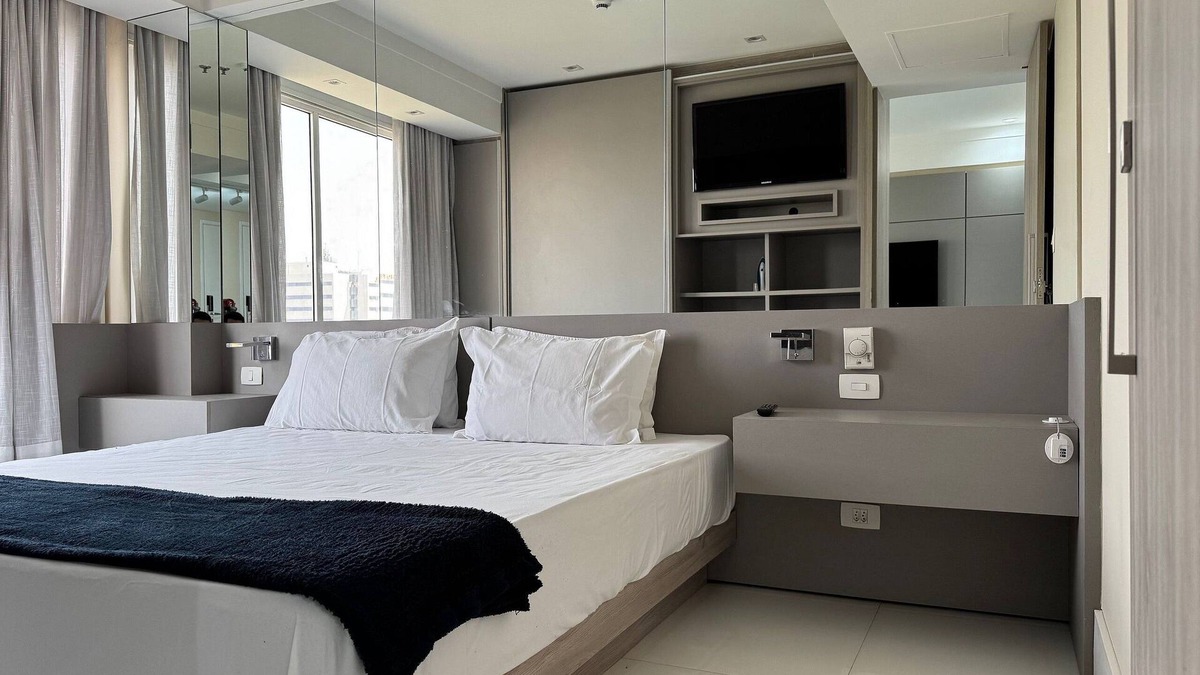 Guarulhos City Centre Apartment | Premium apartment 1 double bed