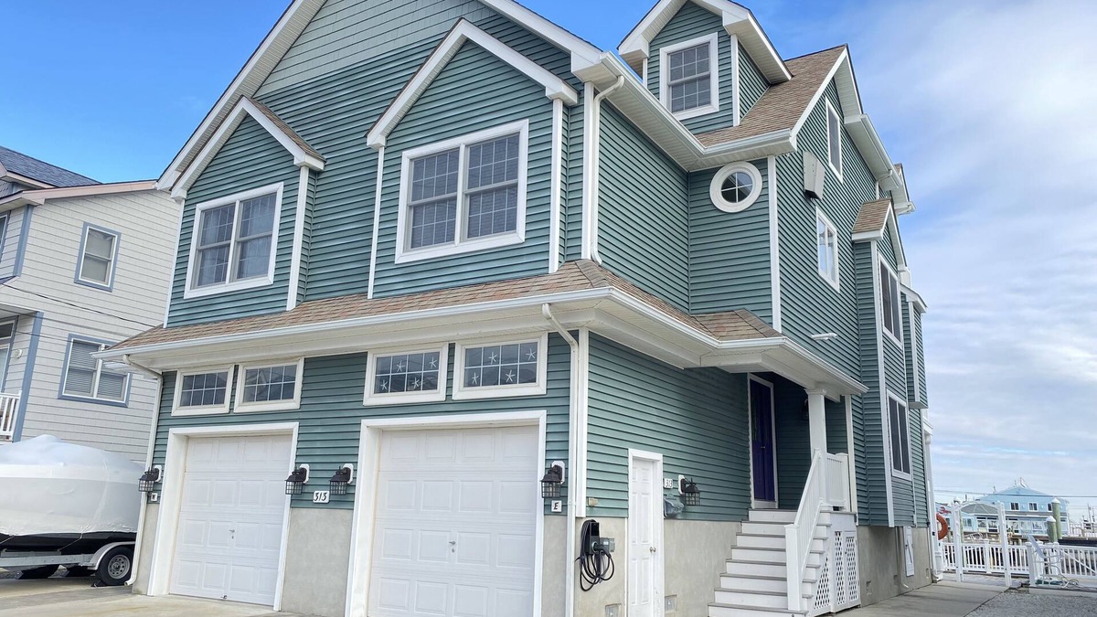 Sea Isle City House | Premium Bayfront Property with Boat Slip, EV Charging