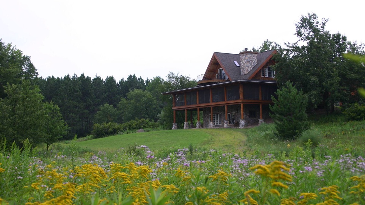 Rusk County Cabin | Premium log home on 600+ private wooded acres with private lake and waterfront