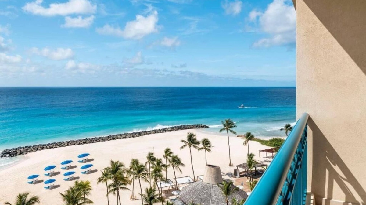 Garrison Historic Area Hotel | Premium Ocean View 2 Double Beds
