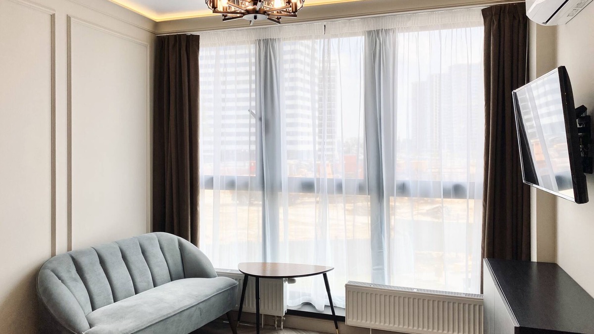 Oktyabrsky District Apartment | Premium studio in the smart complex "Minsk World"