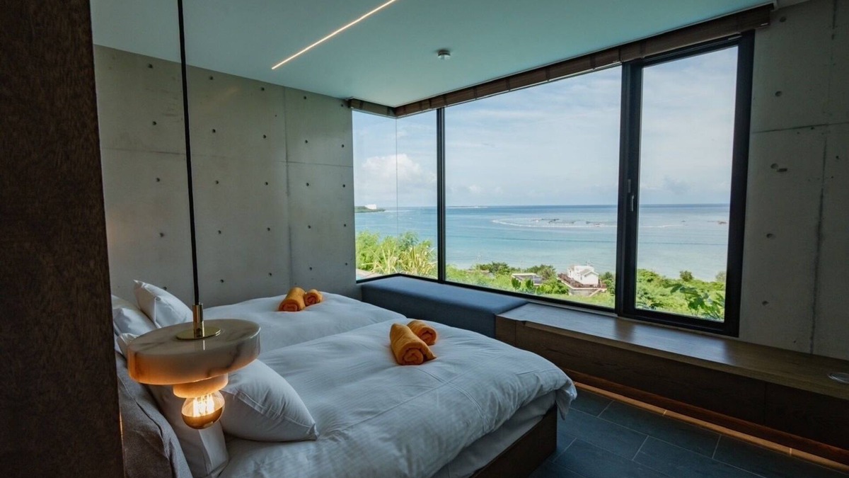 Motobu Villa | Premium Suite Luxury Villa for Adults|Spectacular infinity pool with the blue ocean of Okinawa all to yourself|Sauna, Jacuzzi, and fire pit for a full day of fun
