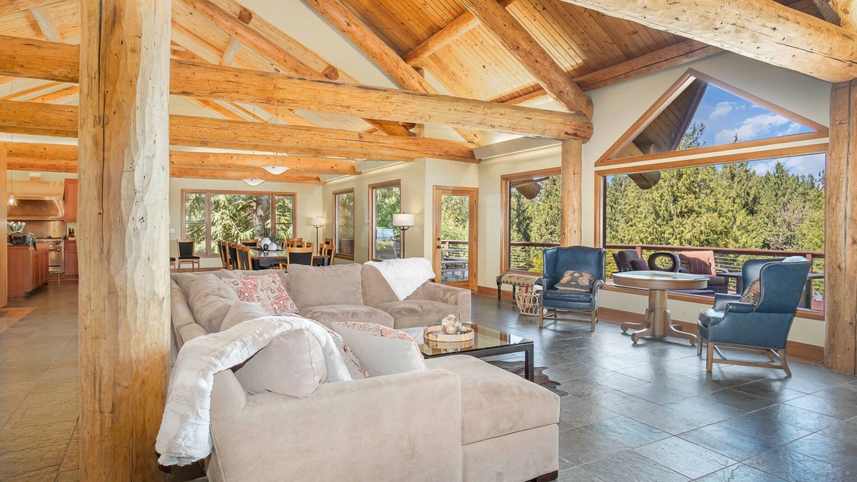 Fall City House | Preston Estate | Mountain-view house in Preston with heated pool & fireplaces