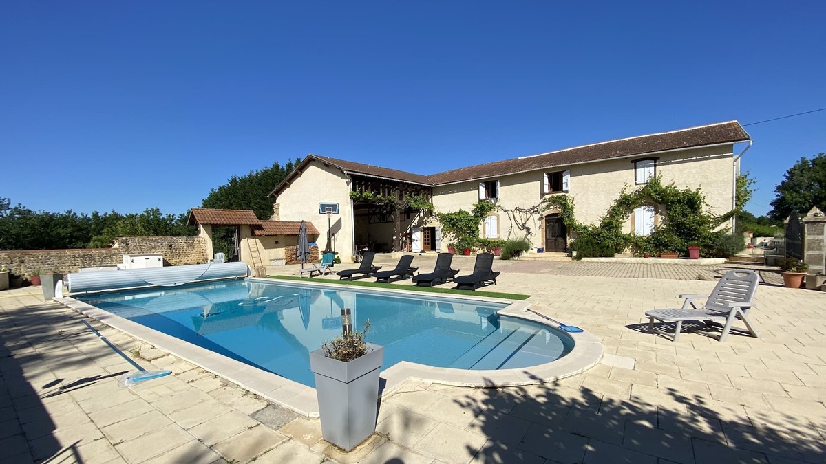 Montegut-Arros House | Pretty family house with swimming pool and view of the mountains