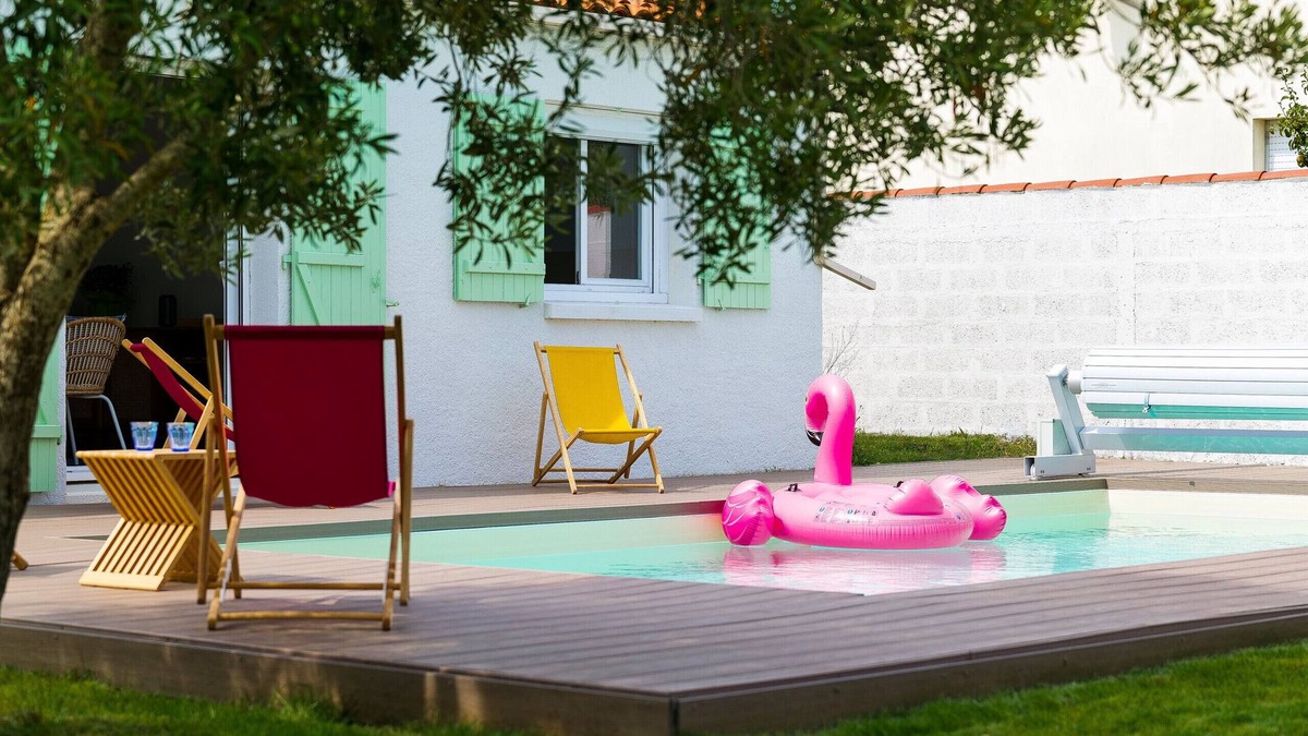Chateau-d'Olonne Ski Chalet | Pretty renovated house with swimming pool - Les Sables 8 pers