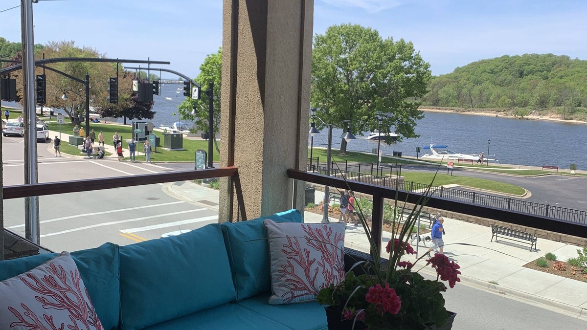 Grand Haven Condo | Prime View of Fountain and Channel ~ Great location!