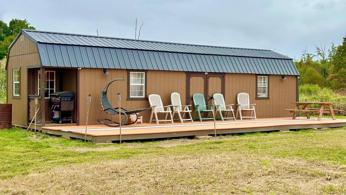 Wayland Cabin | Primitive cabin with additional camping room