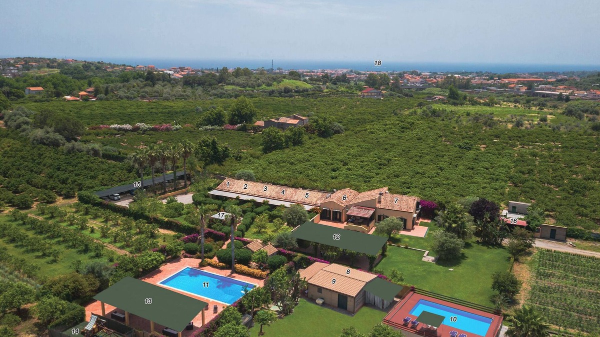 Trappitello Villa | Princely charme Relais-Taormina-spectacular garden-2 pools-Etna view-beach 2 kms