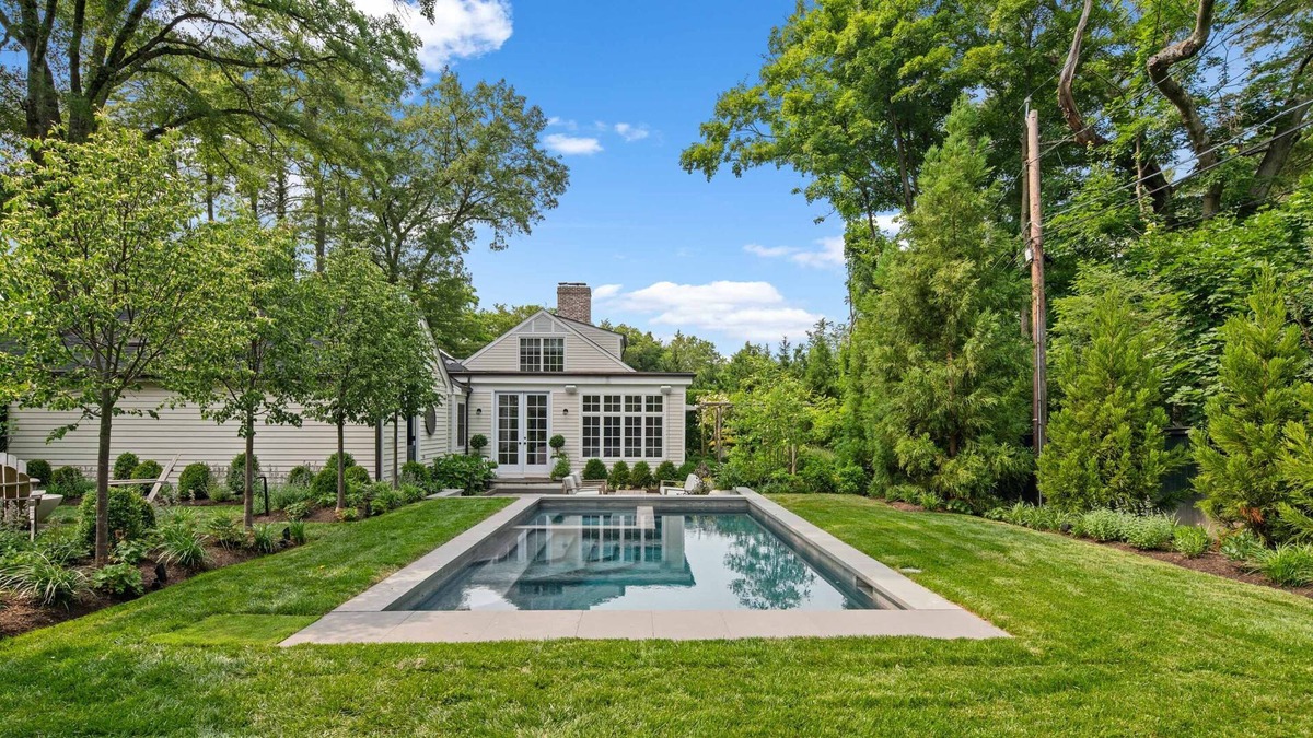 Princeton House | Princeton home with pool & hot tub. Designed for entertaining and gathering.