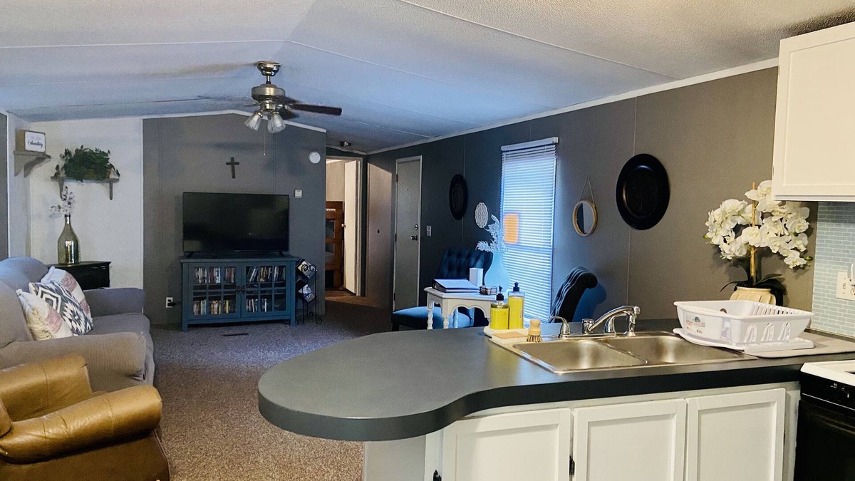 New Rumley House | Private 2 bedroom home on nearly 8 acres. Sits within 15 minutes of 3 lakes.