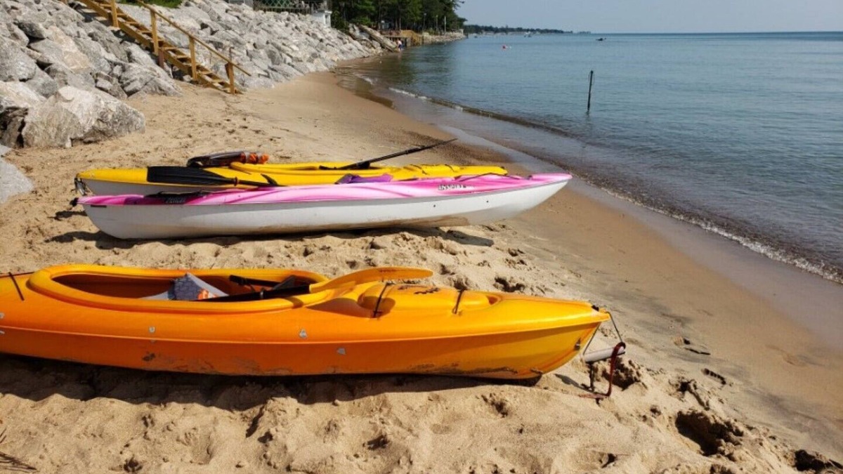 Oscoda House | Private beach location