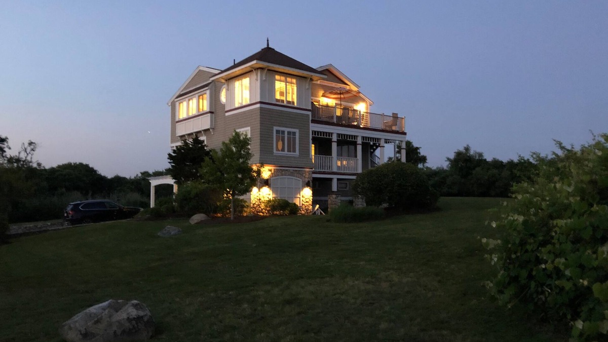 Breakwater Village House | Private beach retreat on 1+ acre and views of ocean!