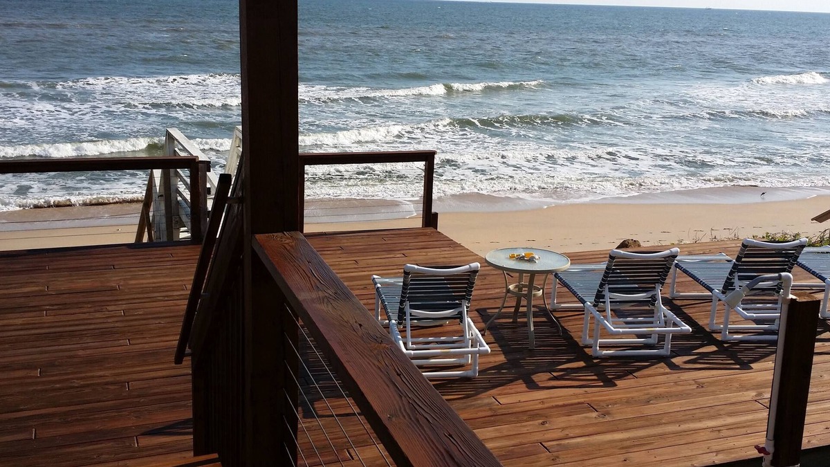 Bethune Beach House | Private Beachfront Home -Right on no-driving Beach-near Cape Canaveral