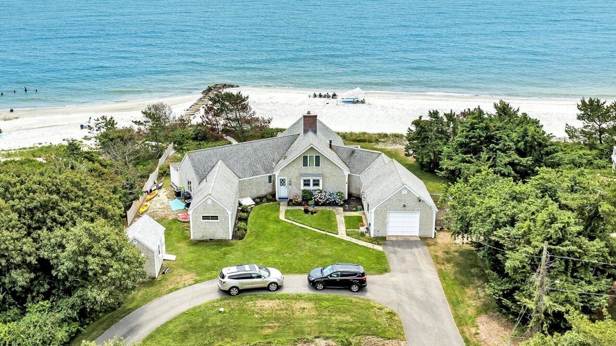 West Yarmouth House | Private Beachfront Home on Great Island (1198)
