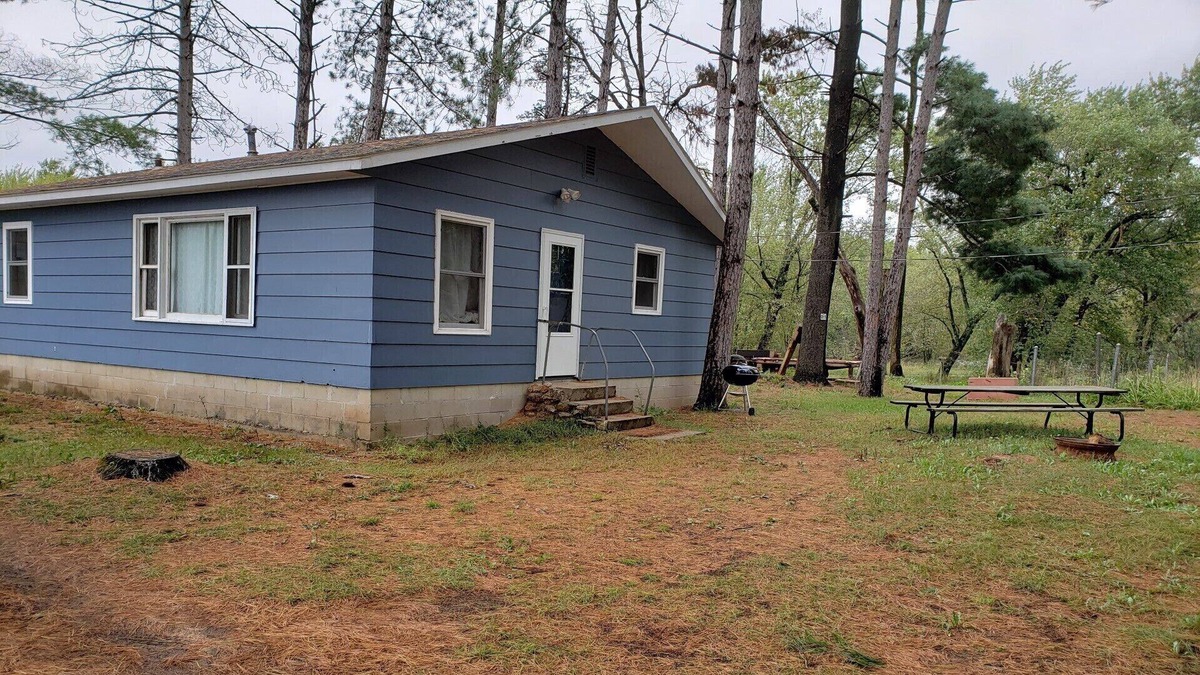 Mauston Cabin | Private Cabin nestled in pines and a short walk to Wisconsin River on 72 acres