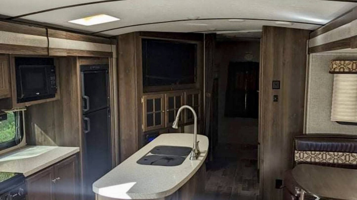 Litchfield House | Private camp site on Sand Pond, nicely furnished RV & your own private dock!