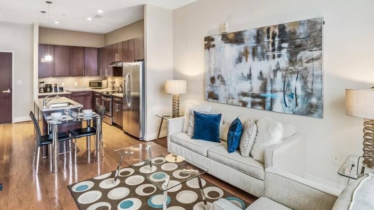 George Washington University Apartment | Private & Clean 1BR | Work Remote | DC Foggy Bottom