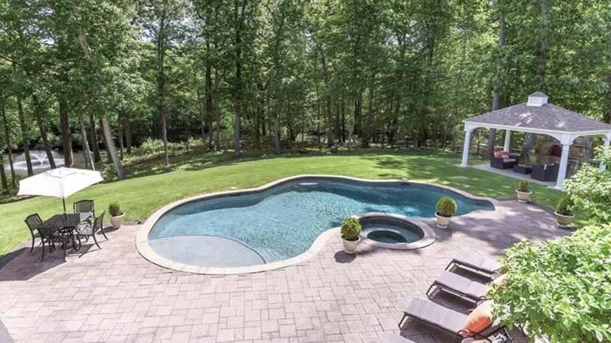 Lewisboro House | Private colonial oasis for Summer 2022 : heated saltwater pool, hot tub, office