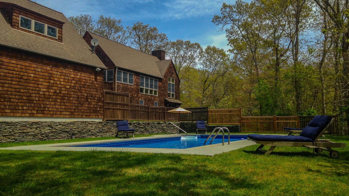 Montauk House | Private Custom Built Beach Home with Heated Pool Short Walk to Ocean Beach