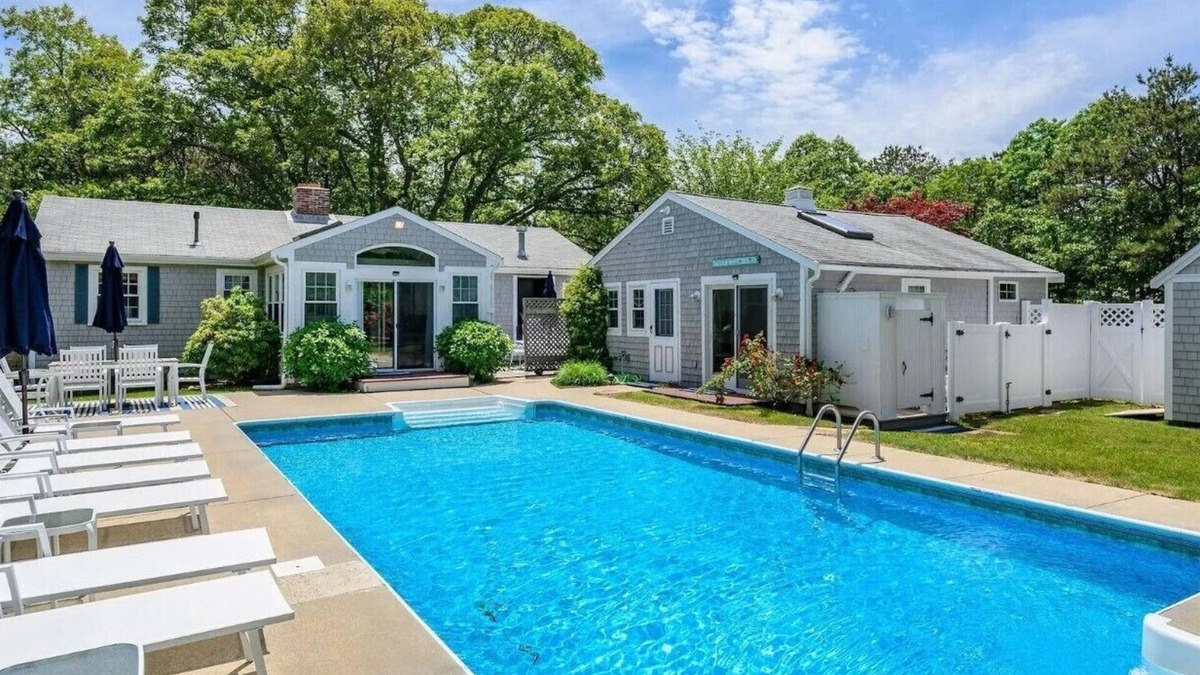 Eastham House | Private Dog-Friendly Home with Heated Pool & Guest Cottage at National Seashore