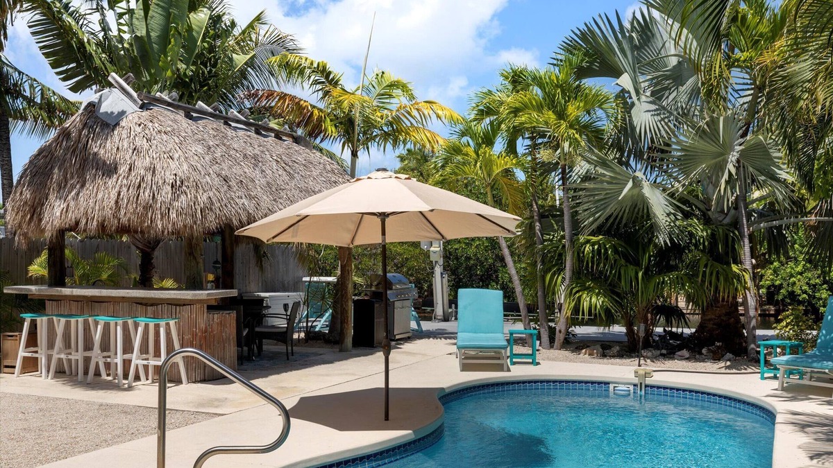 Little Torch Key House | Private Florida Keys Escape w/Pool, Dock, Tiki Bar – Pet Friendly