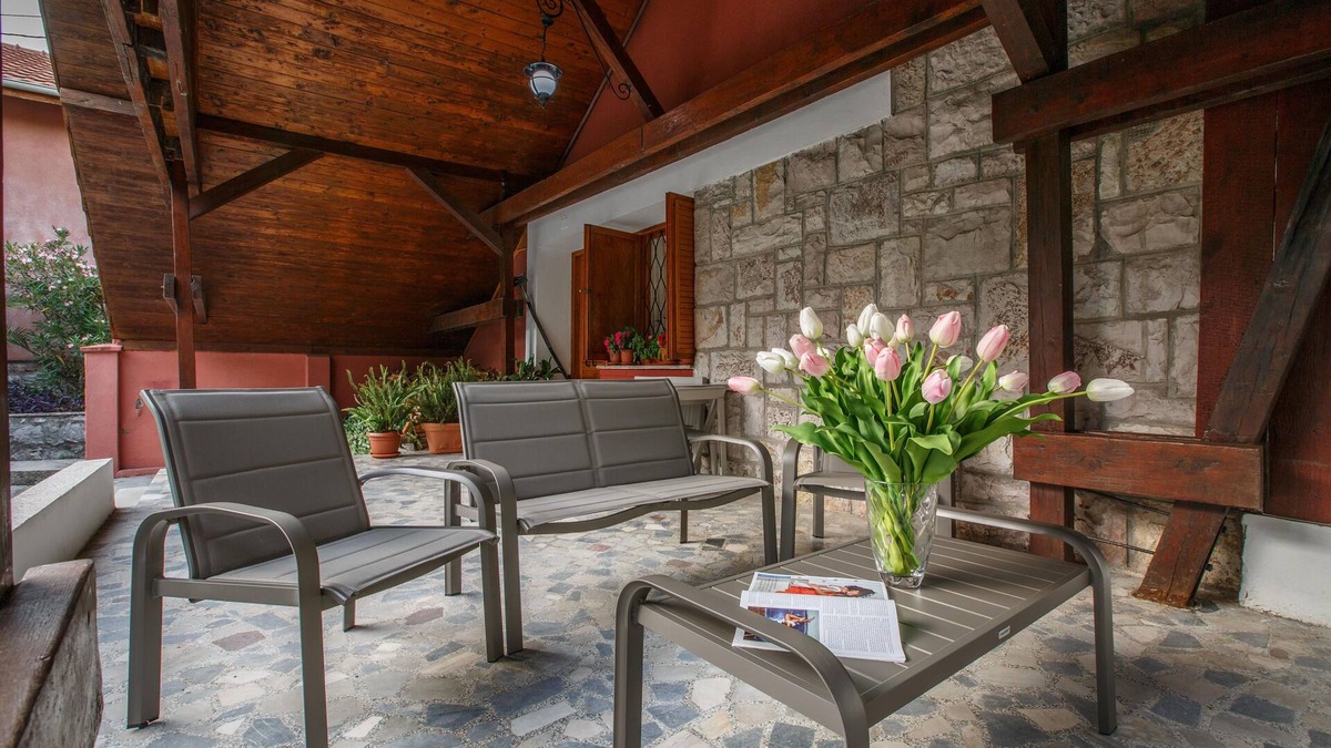 Orahovac Villa | Private garden villa: serenity , private lush haven by the sea.