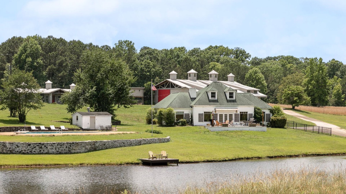 Newnan Other | PRIVATE Gated Retreat with Swimming Pool, Fishing, Views, & Nature Near Atlanta