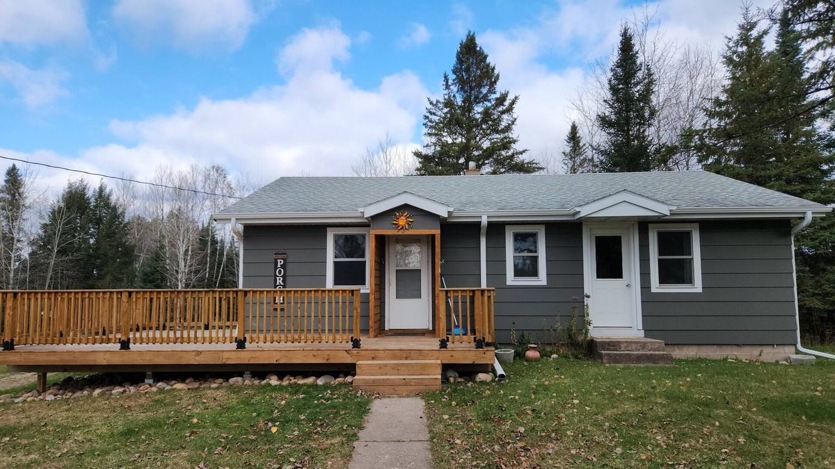 Park Falls House | Private getaway on 23 acres. Full access to snowmobile/UTV trails from property!