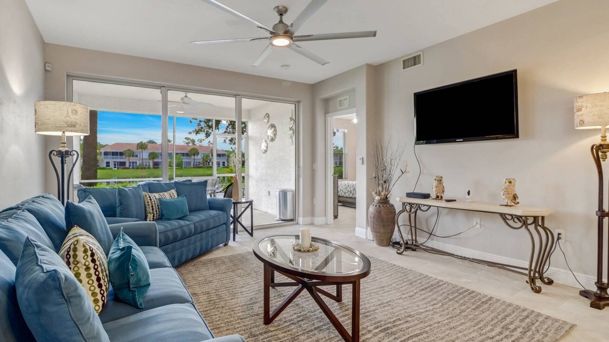 Fort Myers Condo | Private Ground Floor End Unit! Gorgeous Remodel! Lively Colonial Country Club Social Lifestyle!
