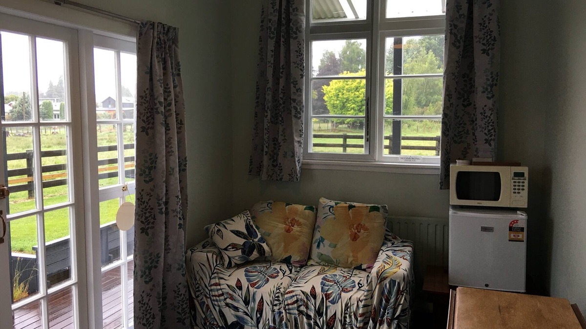 Rangataua Bed & Breakfast | Private Guest Suite with 2 bedrooms, sauna, small kitchenette and parking.