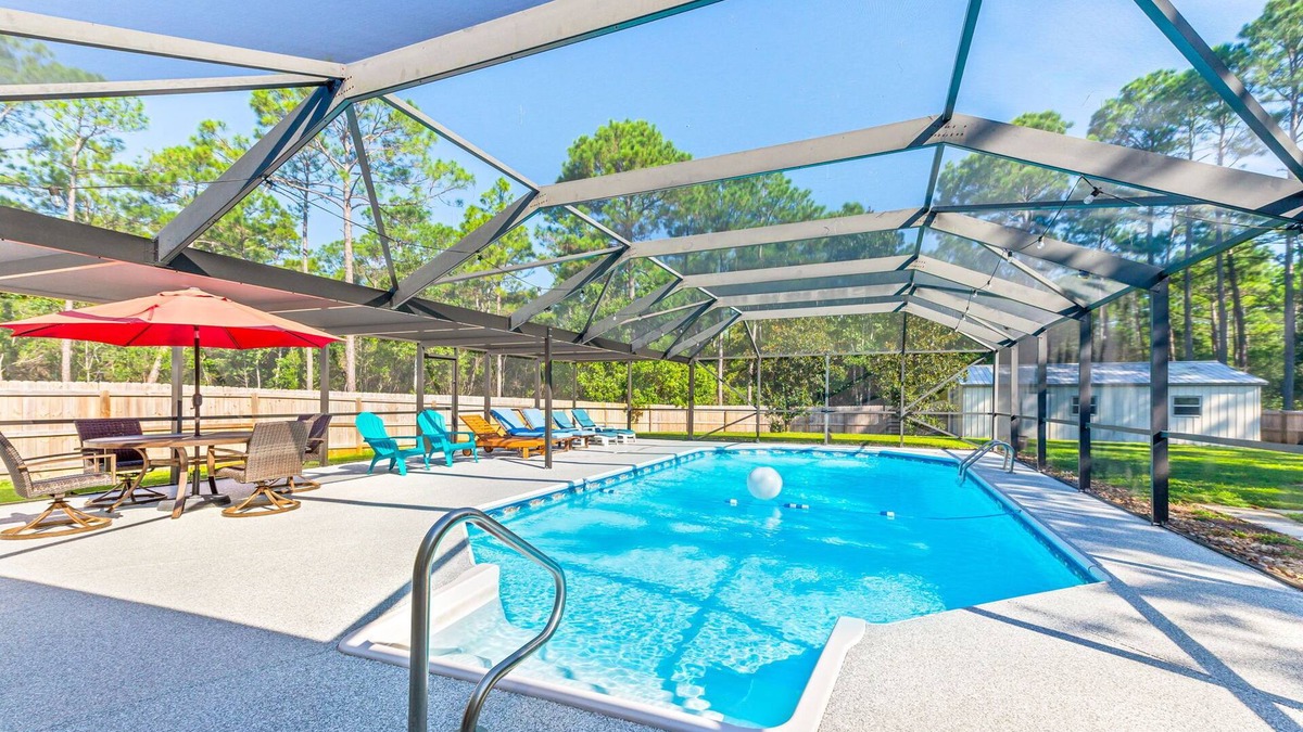 Navarre House | Private Heated Salt Pool, 3 Kings, Near Beach