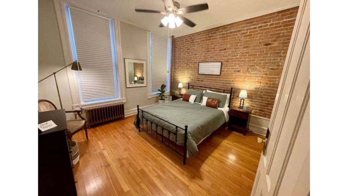 Glens Falls Apartment | Private Historic Downtown Executive Suite