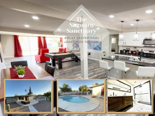 Dietz House | Private Home - Heated Pool, Billiards, Darts, Foosball, Fireplace, 5 Smart TVs, BBQ, Cotton Bedding - The Saguaro Sanctuary, Pool Heat Optional