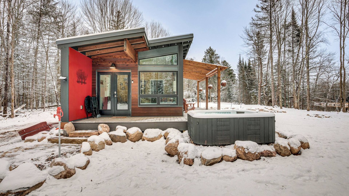 Eagle River House | Private Hot Tub: Waterfront Home along Eagle River