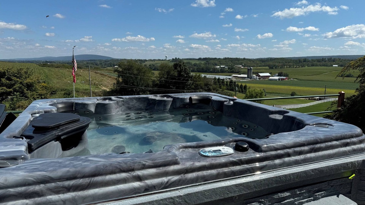 Lewisburg Cabin | Private Indoor Pool Hot Tub Pool Table 19 Guests