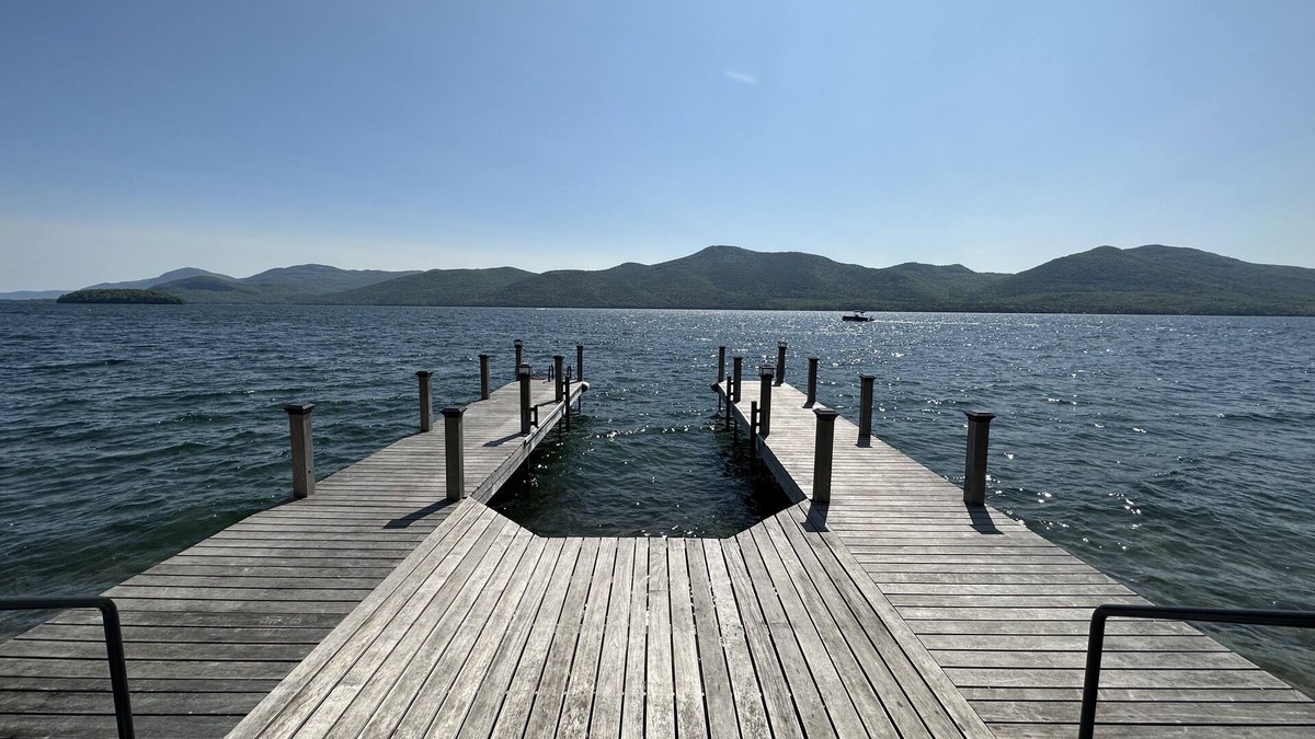 Diamond Point House | Private Lakefront Home on Lake George w/private dock, sleeps 16