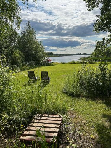 Jamijarvi Apartment | Private large beach, 3 bedrooms, kitchen, living room, 2 bathrooms, terrace