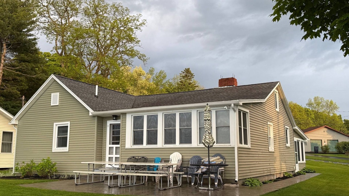Town of Milo House | Private, Level, Beachfront Cottage; No Stairs To Beach!