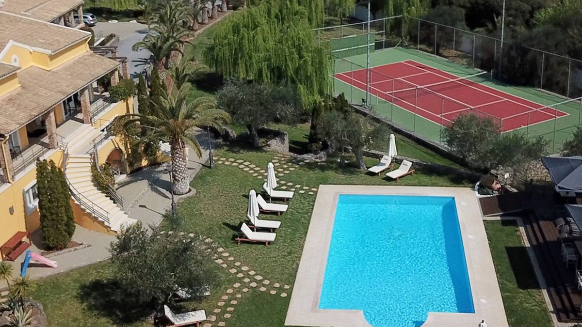 Gouvia Villa | “Private Luxury Estate with Pool, Tennis & Cinema”