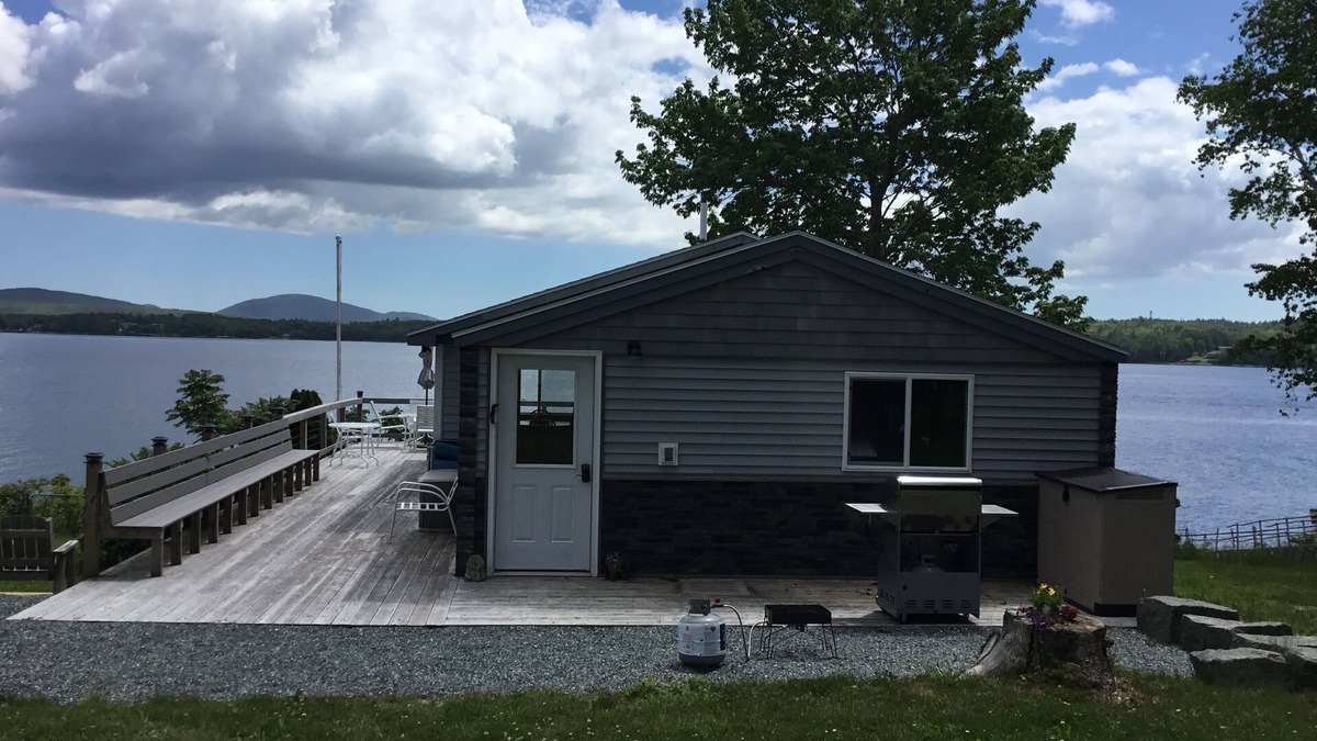 Lamoine Cabin | Private oceanfront cabin, quiet location, over looking Mount Desert Island