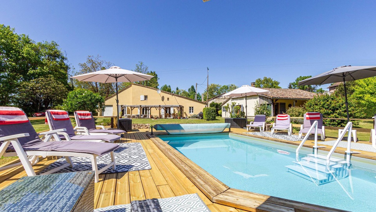 Levignac-de-Guyenne House | Private pool, garden, games room, all on ground floor. Near historic town, shops