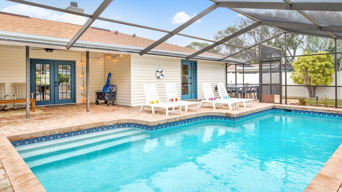 Whitfield House | Private Pool! Arcade! Game Room! Near Downtown SRQ