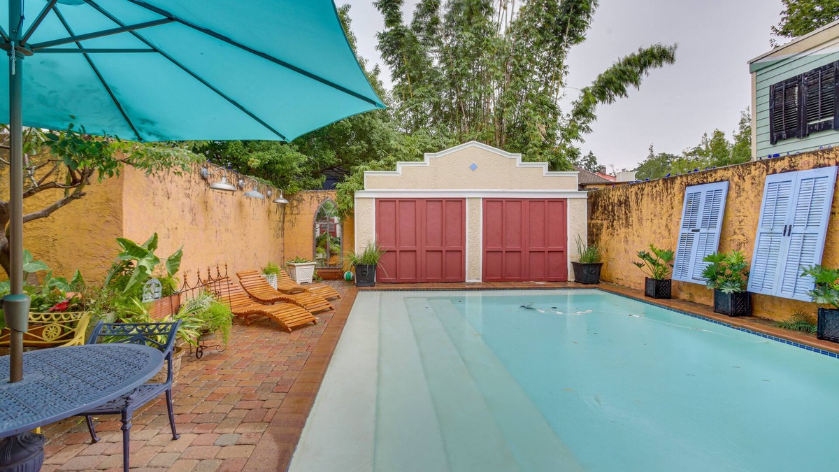 New Orleans House | Private Pool & Backyard: Lavish New Orleans Haven!